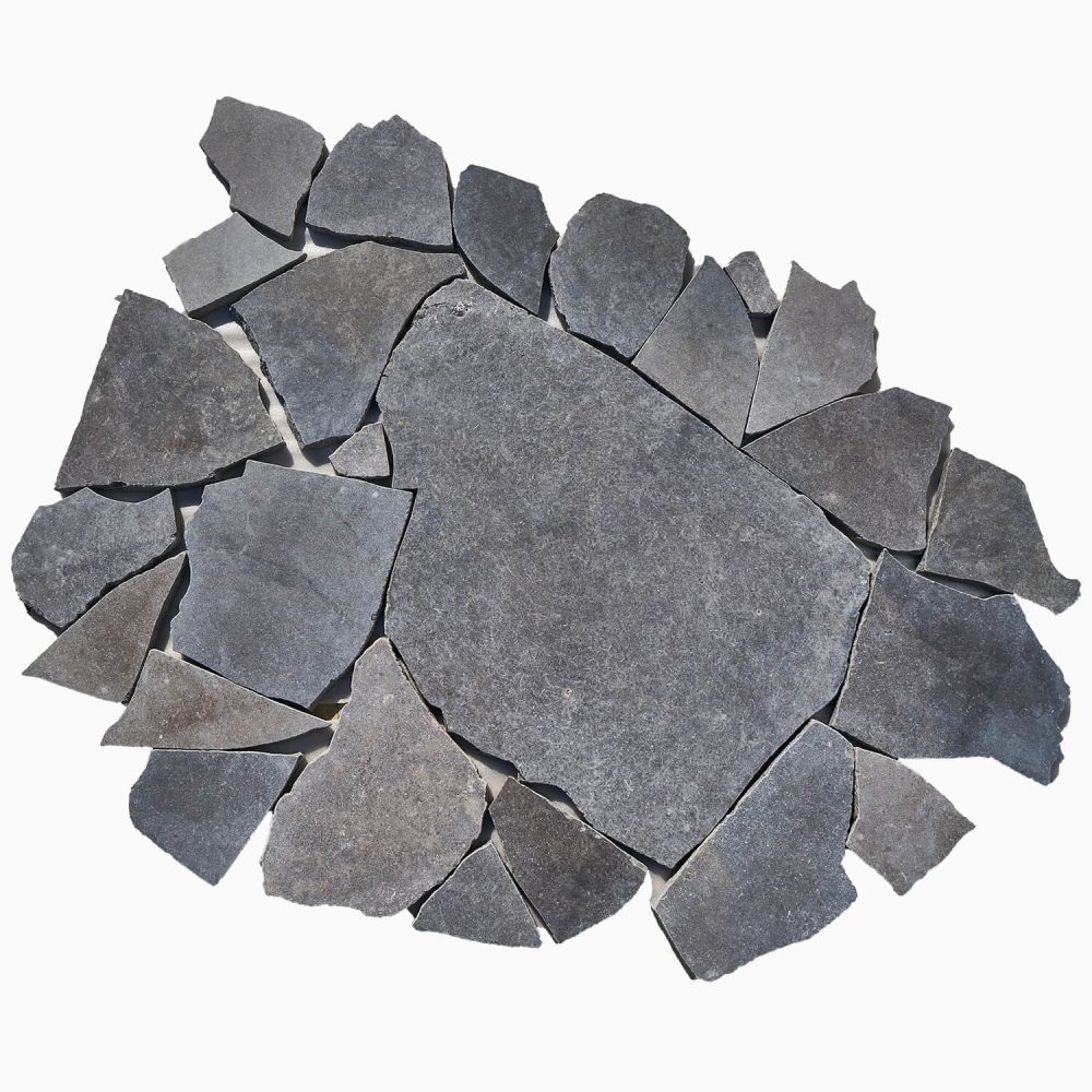 Crazy Pattern Paver - Byron limestone crazy paving - Aussietecture