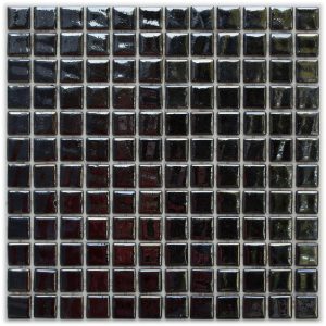 Aussietecture Phuket swimming pool mosaic, black glass mosaic for pool tiling