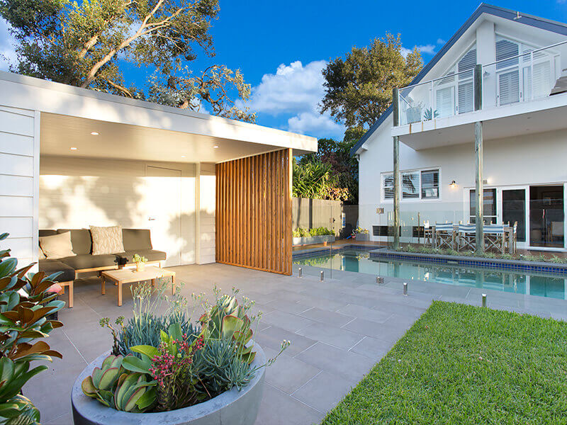 Iluka Sawn Bluestone paver in residential house flooring