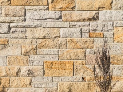 3 set split face stone cladding