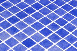 green and blue glass mosaics