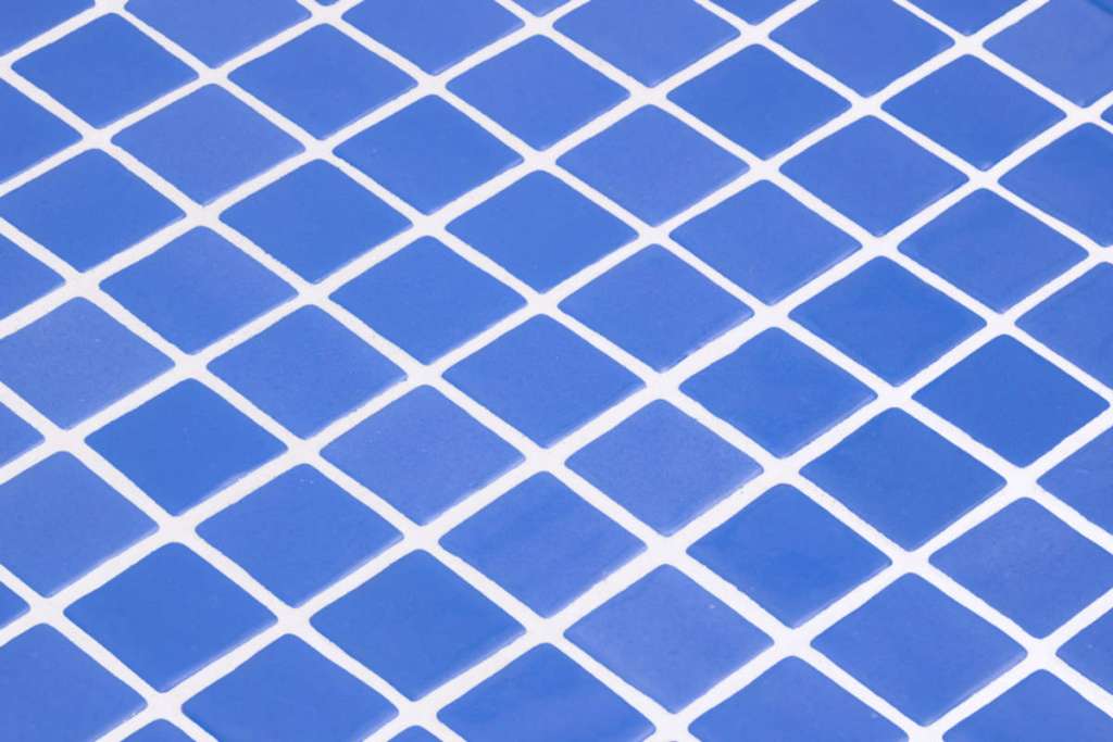 Classic blue glass mosaics