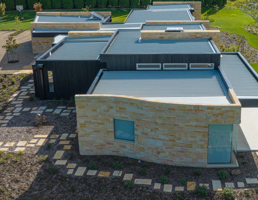 Australian sandstone Kirra banded Stone wall cladding