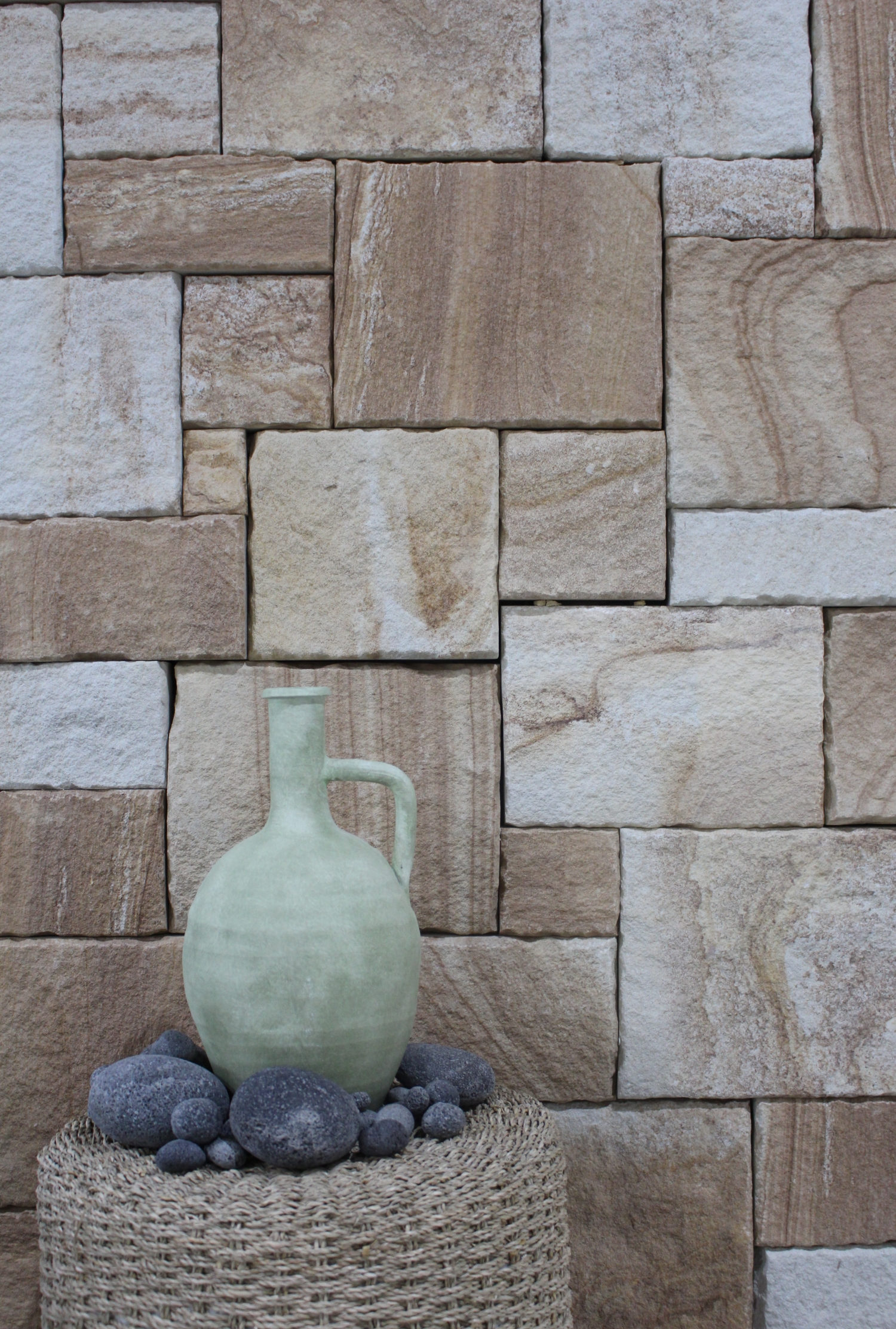 Rach sandstone colonial walling display Brisbane shop