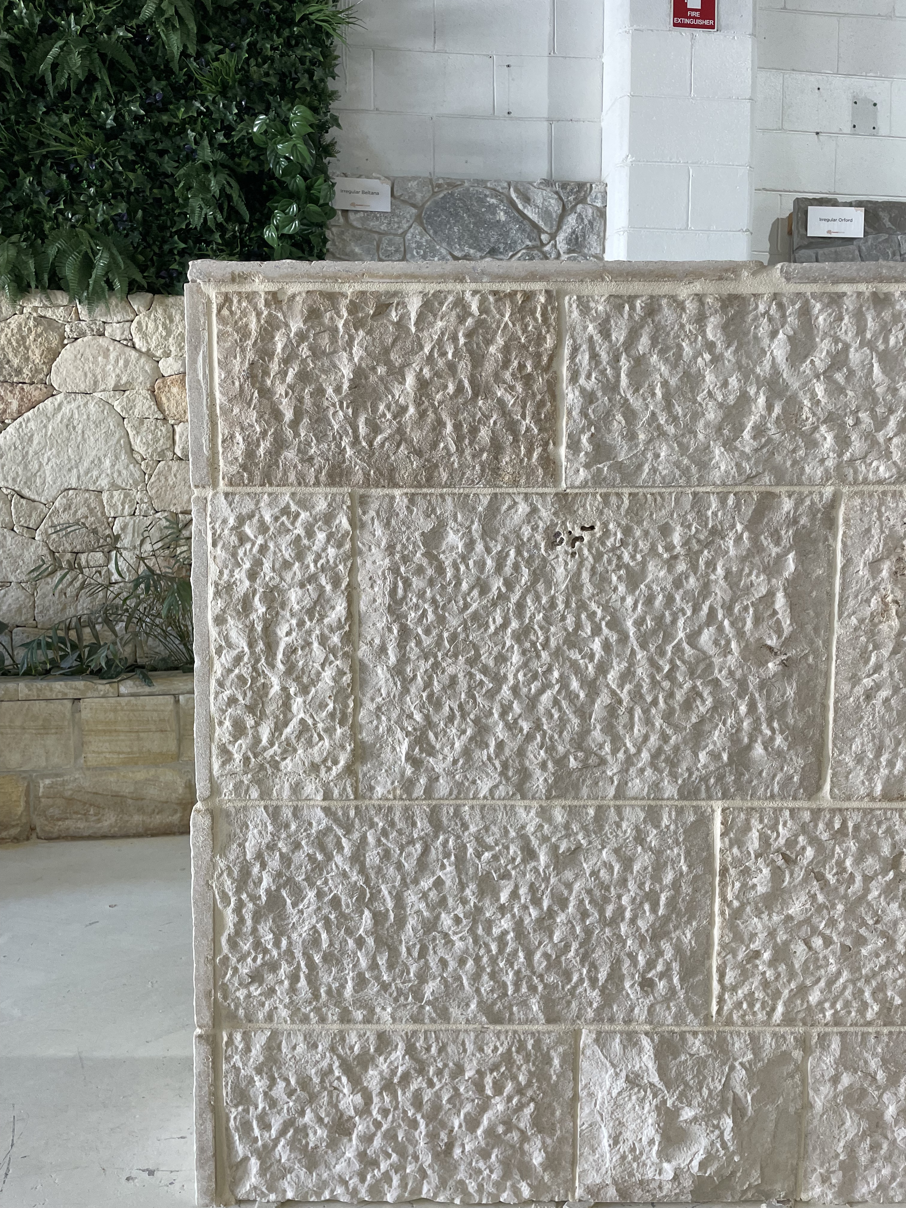 Newstead Sarina Lodge limestone walling