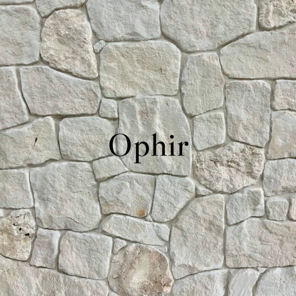 Ophir irregular sandstone and travertine stone cladding
