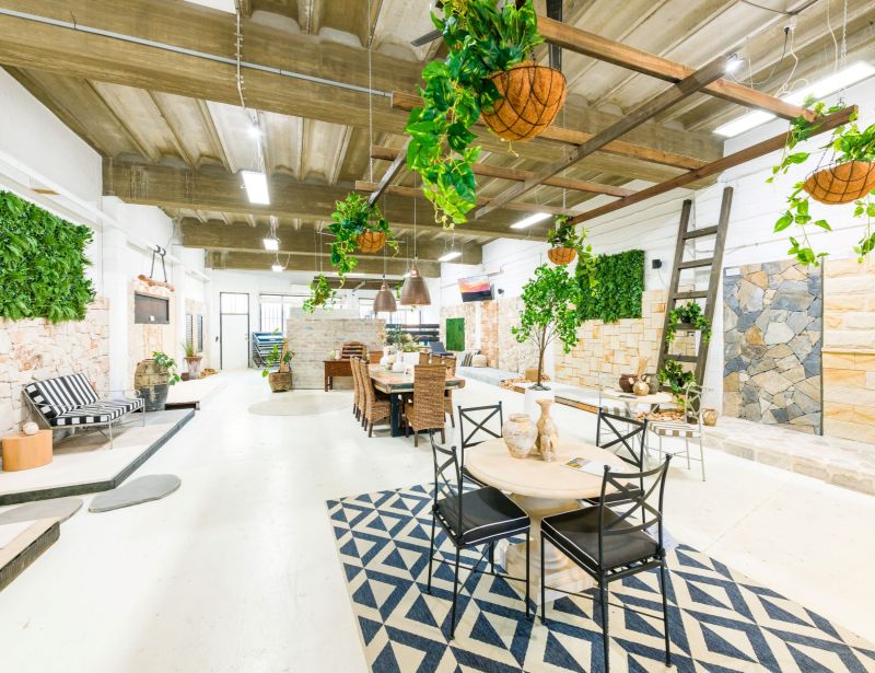 Aussietecture Brisbane showroom stone display