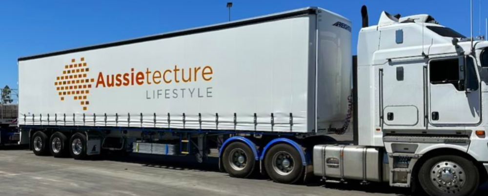 Aussietecture stone supplier truck